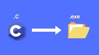 Converting a .C file to .exe file.