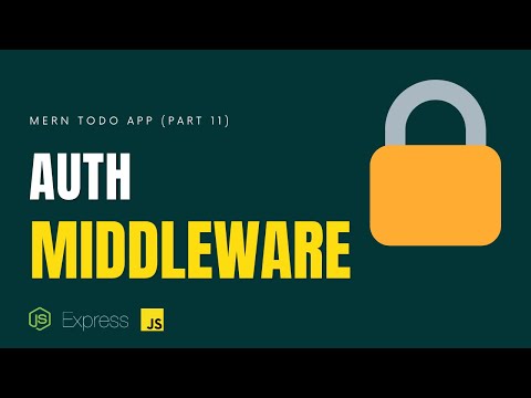 How to protect routes using a middleware | Node JS & Express JS