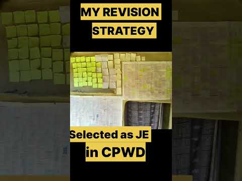 SSC JE मे Selection हो गया। मेरी Revision Strategy 😊