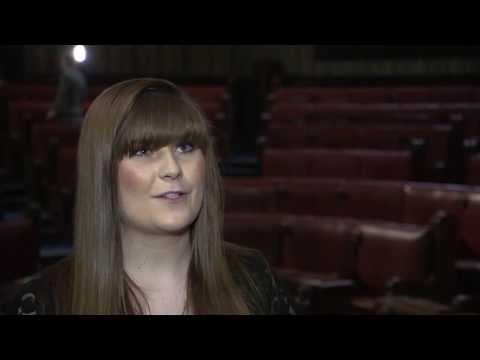IAC member Lizzie Moffatt at The Apprentice Debate