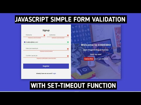 Javascript Form validation