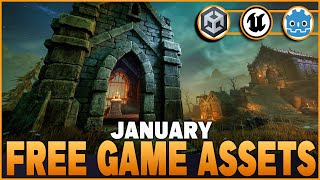 FAB Free Asset Giveaway - January 2026 - Unreal | Unity | Godot | More