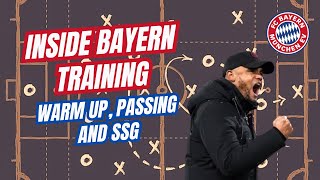 FC Bayern Munich FULL Training Session 🔴⚪ | Vincent Kompany Tactical Warm Up, Passing & Small Sided