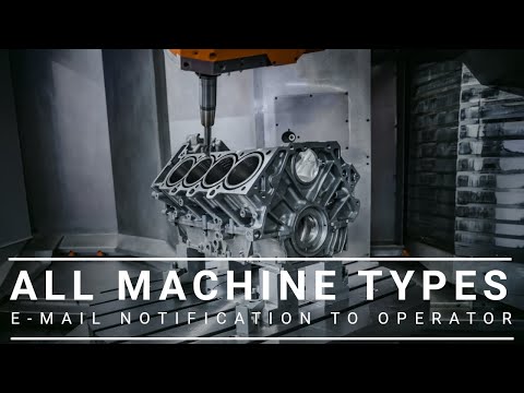 Mitsubishi CNC - M8 Series - Features - Email notification to operator