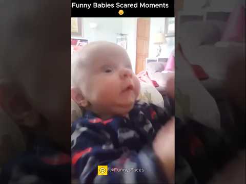 Funny Babies Scared Moments  #baby