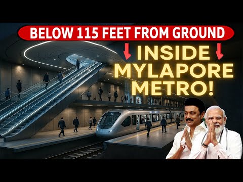 TAMILNADU's DEEPEST METRO PROJECT - Mylapore (2026 Upcoming)