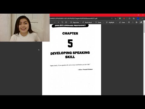 (English Language Proficiency) Chapter 5: Lesson 1 Conversation