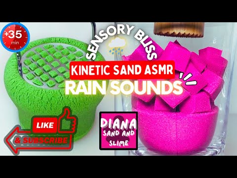 Soothing Secrets of Kinetic Sand ASMR and Rain | Part 5 #asmr #rain #sand #asmrsounds #asmrdelights