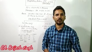 Ratio Analysis ( Proprietary Ratio) by CA. Brijesh singh ( for class 12/B.com/M.com/ CA/CS/CMA