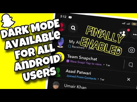 (NEW UPDATE) How To Enable Dark Mode on Snapchat Android