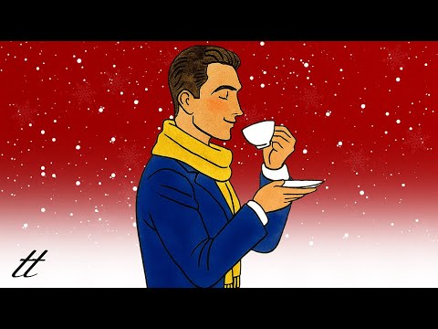 christmas jazz with coffee