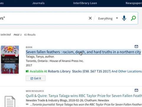 Find a book by title in LibrarySearch