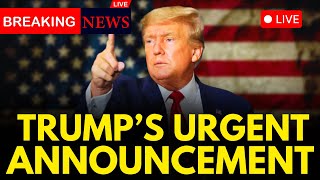 US Breaking News LIVE: Trump Issues Final Ultimatum, World Leaders React | Trump LIVE Announcement