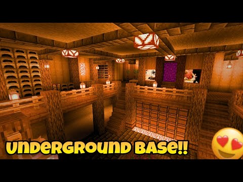 I Built the Coziest Underground Base in Minecraft✨Aesthetic Survival Build😍