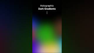 Quick Holographic Gradient Design in Figma #shorts #figma #figmatutorial #webdesign #gradientdesign