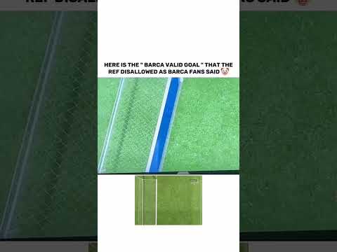 Here Is The Var Of The "Barca Valid" Goal That The Ref Disallowed As Barca Fans Said 🤡 #viral