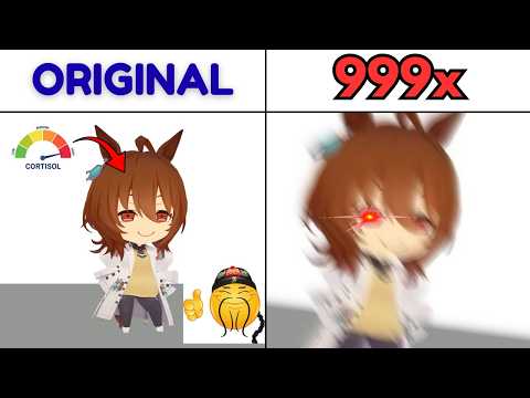 Low Cortisol Meme (Agnes Tachyon): Normal to 999x speed