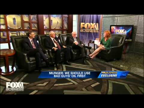 Buffett, Gates and Munger on Energy, Taxes, European Banks