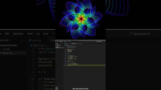 python turtle graphics animation🎶      #python #turtle #animation #parati #developer #programadores