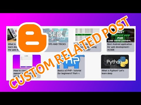 Custom Related Post Blogger