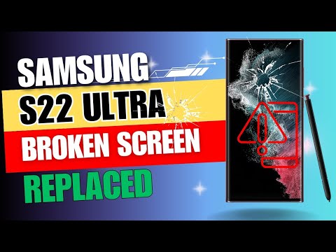 How to Replace Samsung Galaxy S22 Ultra Broken Screen | DIY Screen Repair Tutorial