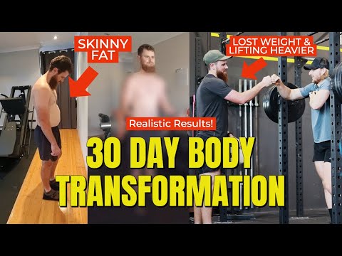 My best friends 30 day body transformation - Realistic results!