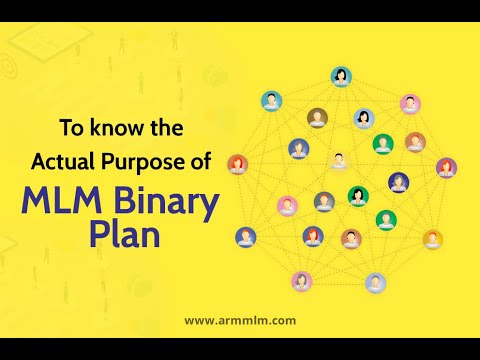 Binary MLM Plan Software | MLM Compensation Plan | MLM Business