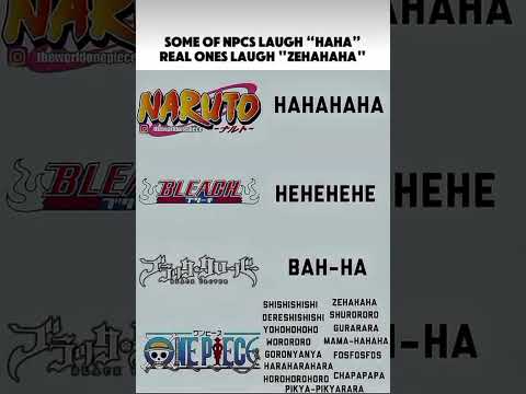 One Piece laugh's beats every other animes laugh's  #onepiece #anime #onepiecememe #luffy