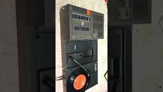 vintage national portable record player