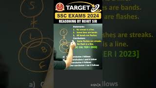 🔥SYLLOGISM TRICKS | REASONING BY ROHIT SIR | #ssc #ssccgl #sscchsl #reasoning #radianmensa #shorts