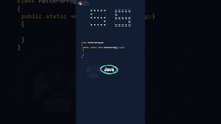 Pattern Program in Java | Print Pattern 5 in less than a minute #shorts #patternshorts