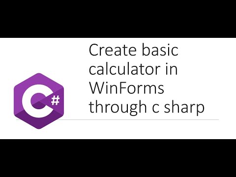 How to Make a basic Calculator in C# Windows Form Application