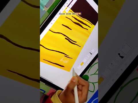 Adobe fresco painting 🎨🖌️ #digitalart #painting #ipad #art #watercolor