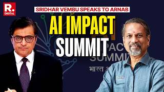 LIVE | ZOHO’s Sridhar Vembu Exclusive With Arnab: Will AI Take Up All The Jobs? | Ai Summit