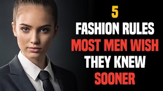 5 Timeless Style Hacks That Instantly Make Men Look More Attractive (Luxury Male Fashion Guide)