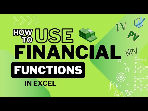 Financial Functions in Excel | Step by Step Tutorial | FV, PV and NPV Functions | By The Excellers