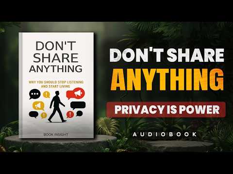 Don't Share Anything🤫 | How Staying Quiet Makes You Stronger (Stop Telling People Your Plans)