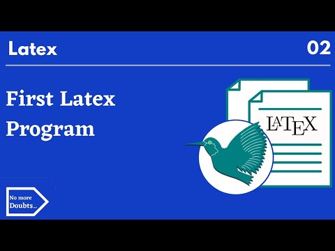 first latex program |simple latex example tutorial|how to start with latex