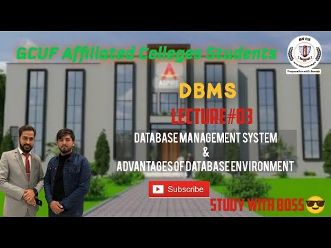 Lecture no.03 | What is database management system? | DBMS | GCUF