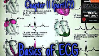 ECG (basics) - Chapter 11 part 1 - Guyton and Hall text book of physiology.