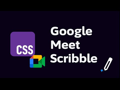 Google Meet UI | Making Gemini Transcribe Scribble with offset-path()