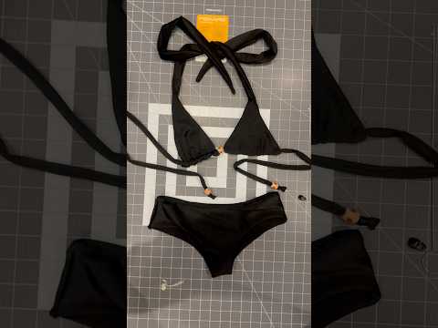 How to make a bikini! Very easy #learntosew #bikini #summervibes