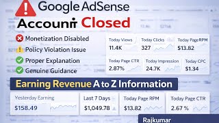 Google AdSense Account Closed Due to Address Issue (2026) | How to Fix Tamil ✅