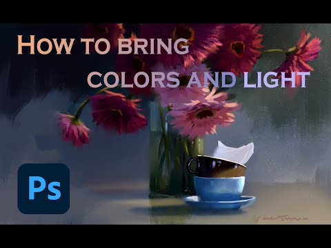 How to paint dynamic lighting (speed up demonstration)
