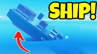 Survive The Realistic SINKING Cargo Ship! | Roblox Simulator