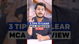 💥Top 3 Interview Tips For MCA in 2025🎓 MCA Admissions 2025💥#shorts #mca #mcacourse #viral