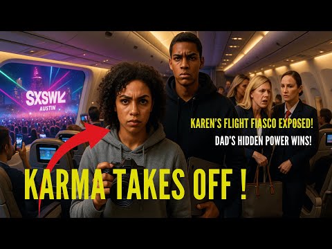 Entitled Karen Steals Our Seats on a Flight… Then Dad’s Secret Power Changes EVERYTHING!