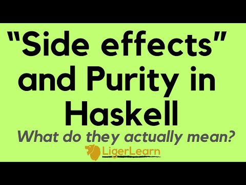 "Side effects" and Purity in Haskell