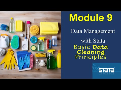 Basic data cleaning principles in #Stata