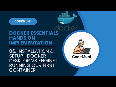Installation & Setup on Windows | Docker Desktop Vs Docker Engine | Complete Docker Course (Day 06)